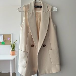 Zara blazer vest